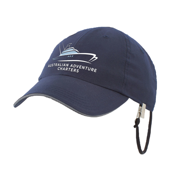 Quick Dry UV Cap with safety clasp - Navy Blue
